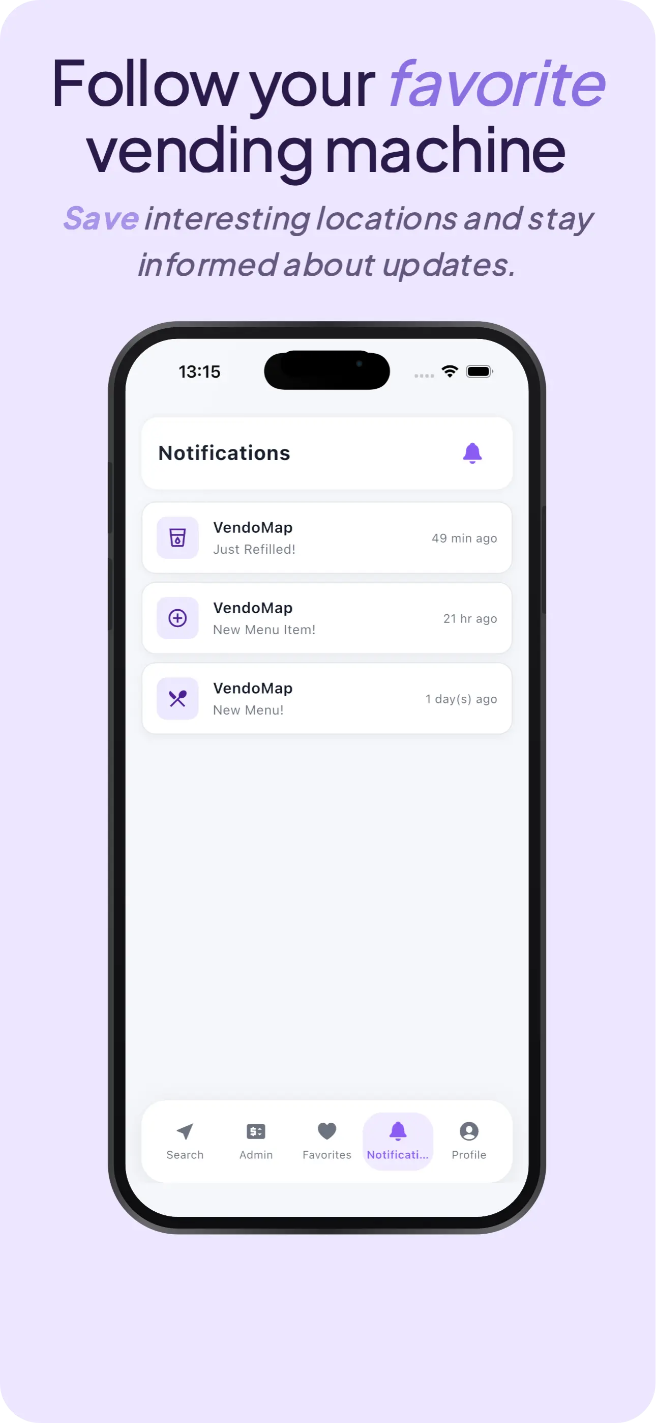 Stay updated with notifications